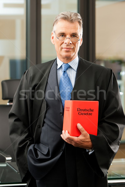 Advocaat burgerlijk recht code rechter kamer Stockfoto © Kzenon