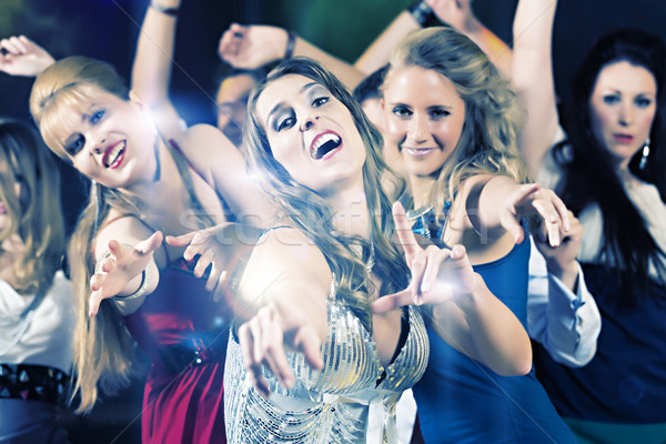 Party Menschen Tanz Disco Club Jugendlichen Stock foto © Kzenon