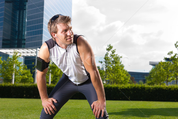 Urban sports - fitness in the city Stock photo © Kzenon