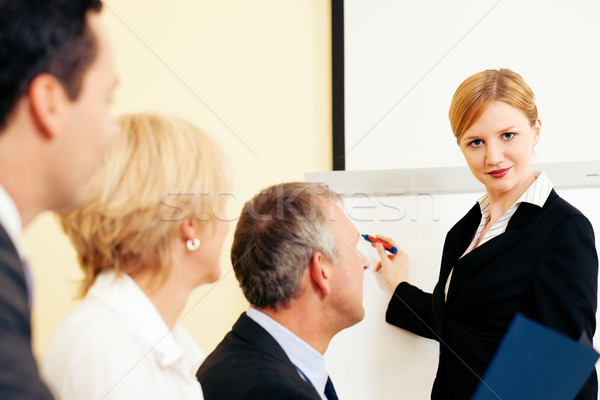 Stock photo: Business presentation in meeting