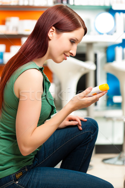 Customer in a pharmacy or drugstore shopping Stock photo © Kzenon