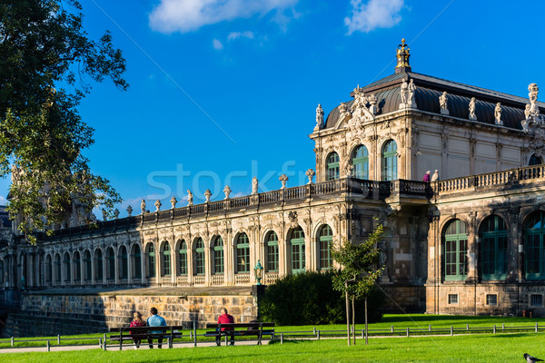 Zwinger castle in Dresden Stock photo © Kzenon