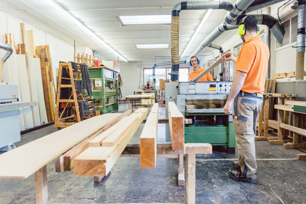 Lots of wood work to do for the carpenters Stock photo © Kzenon