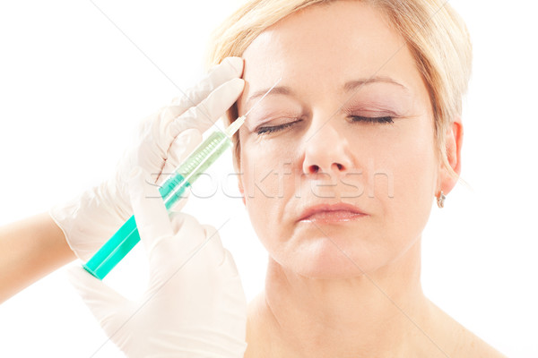 Botox varsta frumuseţe medic femeie medical Imagine de stoc © Kzenon