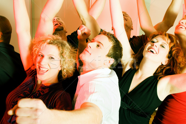 люди танцы клуба толпа дискотеку Сток-фото © Kzenon