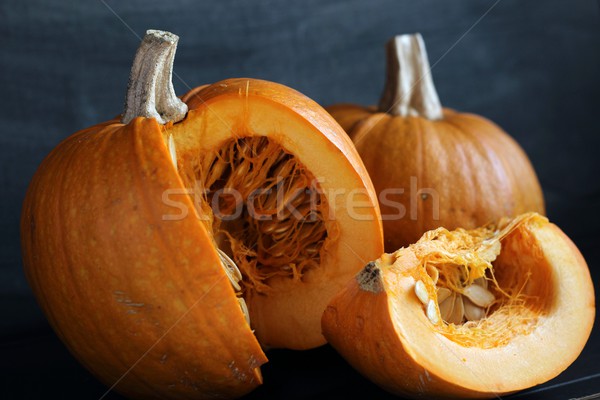 Foto stock: Calabaza · frutas · fondo · planta · caída · vegetales