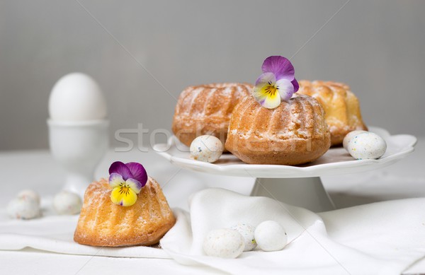 Easter cakes and eggs Stock photo © laciatek