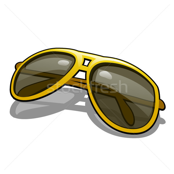 Occhiali da sole polarizzato giallo occhiali guida Foto d'archivio © Lady-Luck
