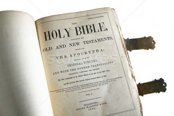 Bible  Stock photo © lalito