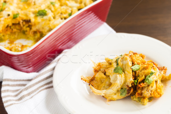 Chicken Tamale Casserole Stock photo © LAMeeks