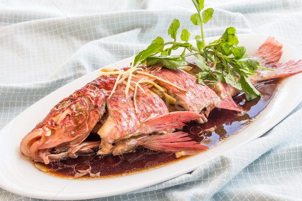 Steamed Fish Stock photo © LAMeeks