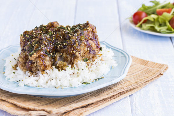 Garlic Furikake Chicken Stock photo © LAMeeks