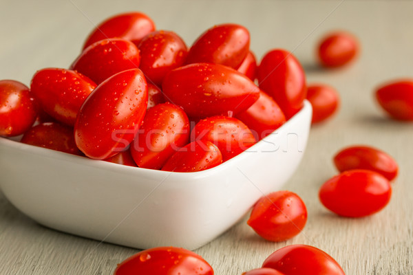 Bowl of Cherry Tomatoes Stock photo © LAMeeks