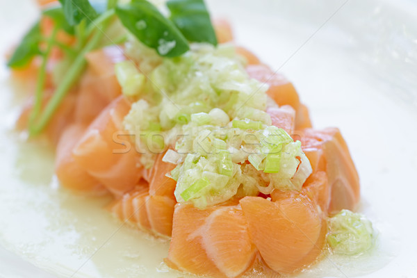 Salmon Poke Stock photo © LAMeeks