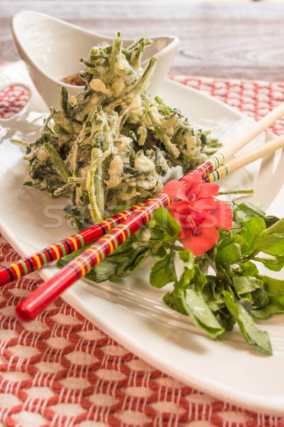 Watercress Tempura Stock photo © LAMeeks