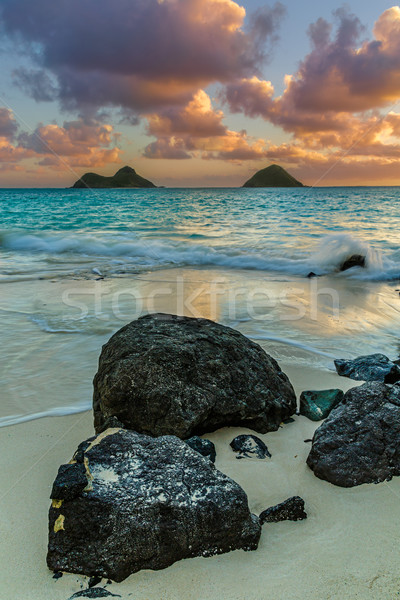 Lanikai Sunrise Stock photo © LAMeeks