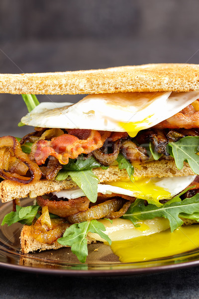 Bacon and Egg Sanwich Stock photo © LAMeeks