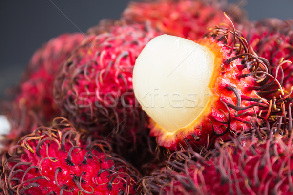 Tropische zoete zuur witte vruchten Stockfoto © LAMeeks
