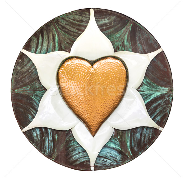 Stock photo: Heart In A Flower
