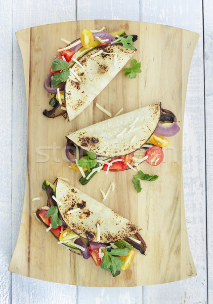 Roasted Vegetable Tacos Stock photo © LAMeeks