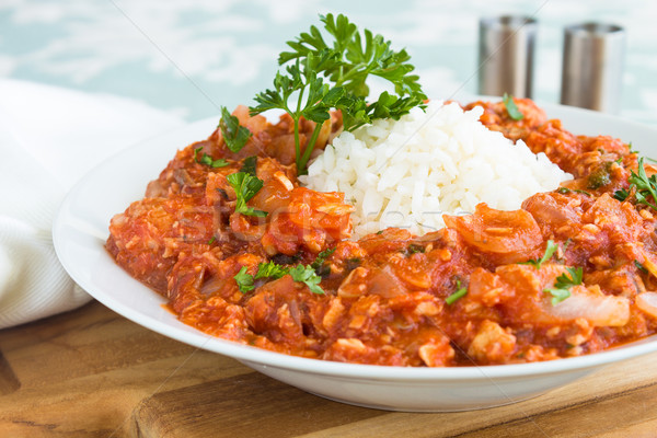 Salmon Gravy Stock photo © LAMeeks