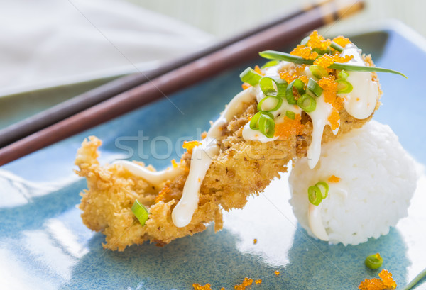 Fried Breaded Sushi Stock photo © LAMeeks