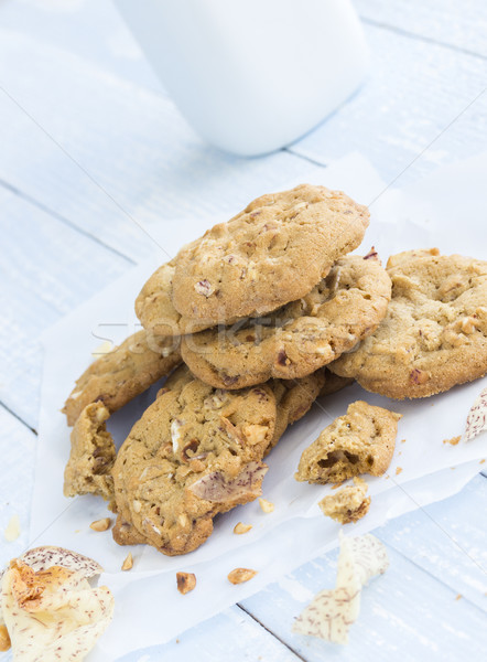 Chip cookie podziale chipy posiekane żywności Zdjęcia stock © LAMeeks