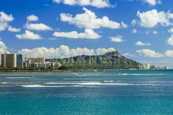 Diamond Head and Waikiki Stock photo © LAMeeks