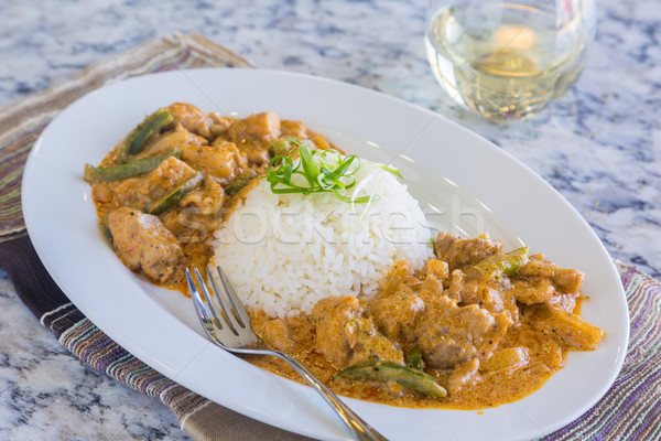Chicken Panang Curry Stock photo © LAMeeks