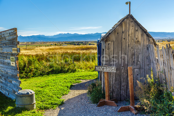 Old Rustic Outhouse Stock photo © LAMeeks