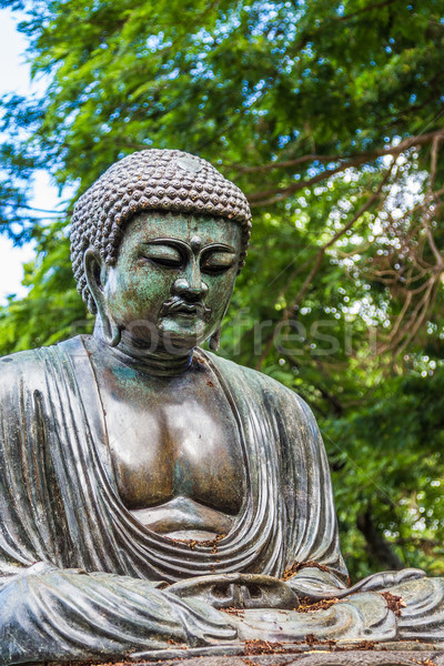 Buddha grădini albastru parc Imagine de stoc © LAMeeks