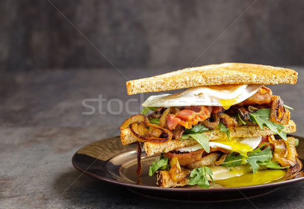 Bacon and Egg Sanwich Stock photo © LAMeeks