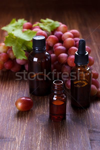 bottle with grape seed oil Stock photo © Lana_M