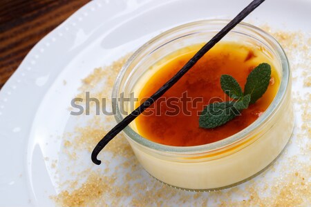 French Creme brulee Stock photo © Lana_M