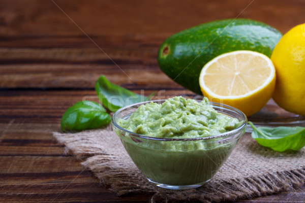 Avocat sauce ingrédients traditionnel mexican [[stock_photo]] © Lana_M