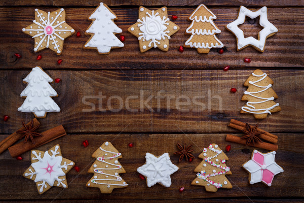 Christmas star anijs gezondheid achtergrond vak Stockfoto © Lana_M