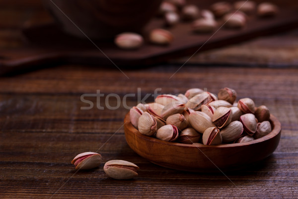 Shelled pistachio nuts Stock photo © Lana_M