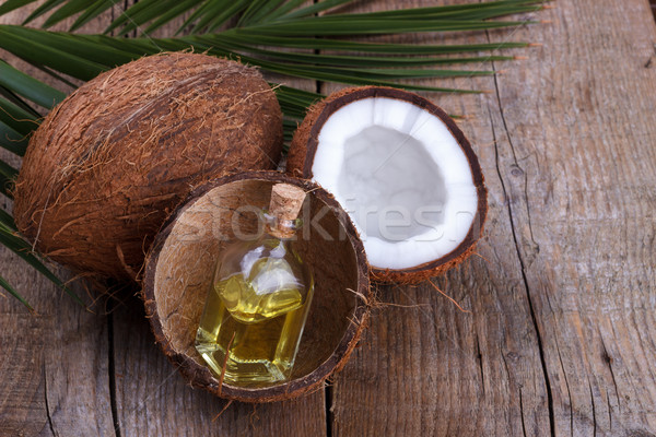 Coconut oil in shell Stock photo © Lana_M