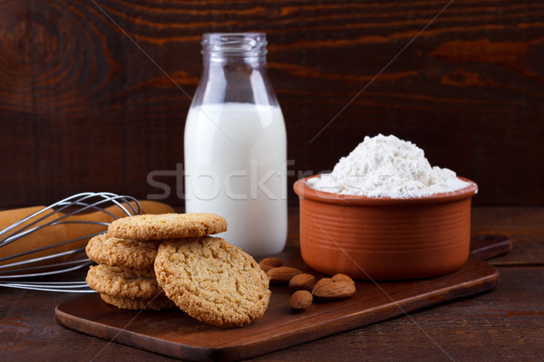 Healthy oat cookies Stock photo © Lana_M