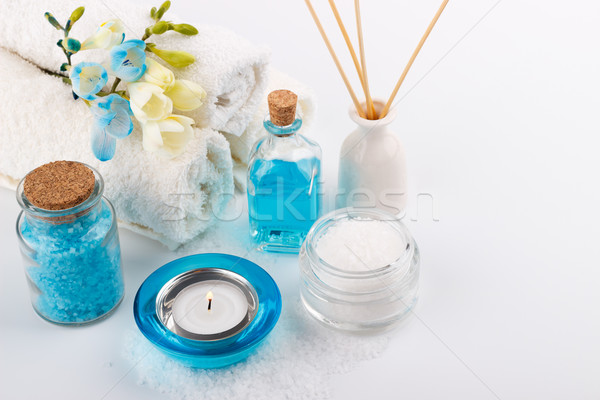 Fürdő wellness aromaterápia egészségügy egészség szépség Stock fotó © Lana_M