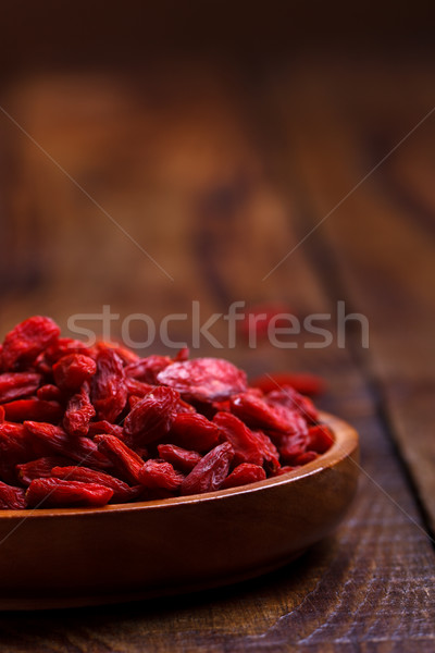 Goji berries in a bowl Stock photo © Lana_M