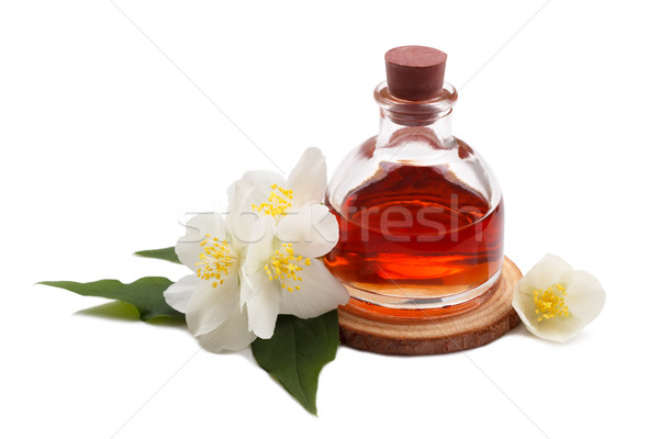 Essential oil with jasmine flower Stock photo © Lana_M