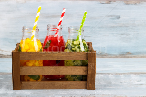 Detox fruit infused water. Stock photo © Lana_M