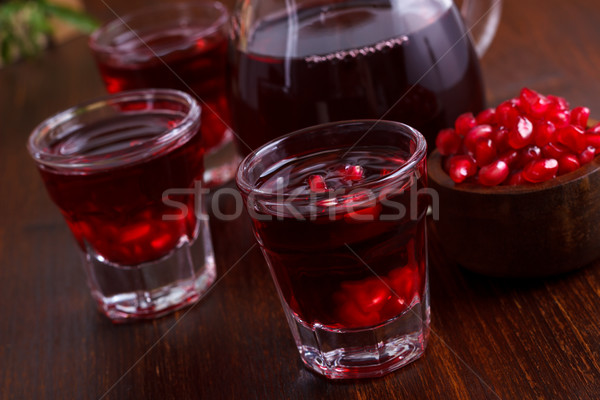 Fresh pomegranate juice Stock photo © Lana_M