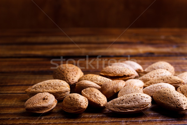 Sweet almonds with kernel Stock photo © Lana_M