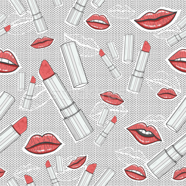 Lippen schoonheid mode abstract achtergrond Stockfoto © lapesnape