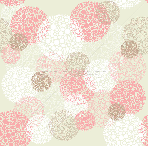 Abstract seamless polka dot circles pattern Stock photo © lapesnape