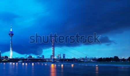 Dusseldorf Germany panoramic view Stock photo © ldambies