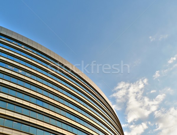 Curvy offices building Stock photo © ldambies