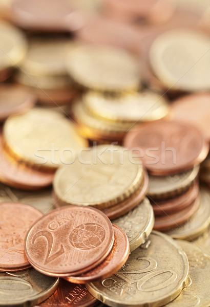Euro coins Stock photo © ldambies